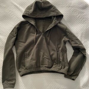 Tesla Forest Green Pullover Hoodie